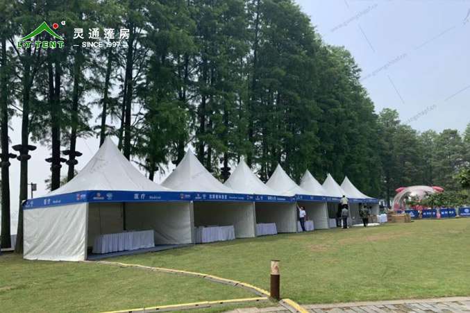 軍用篷房生產廠家 靈通賽事篷房為軍運再添色彩