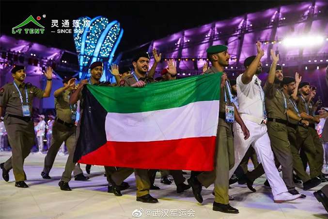 軍用篷房生產廠家 靈通賽事篷房為軍運再添色彩